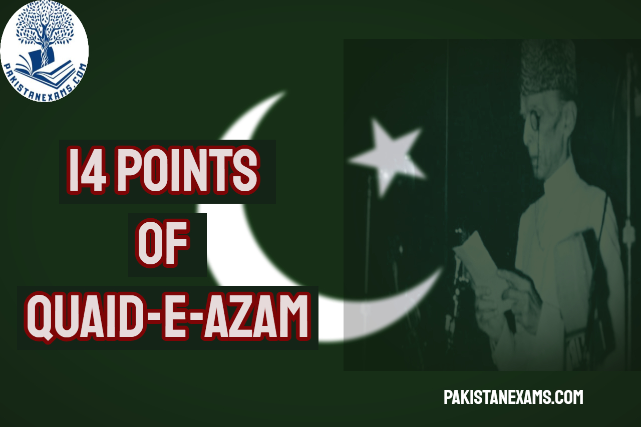 Pakistanexams.com Quaid e Azam 14 Points