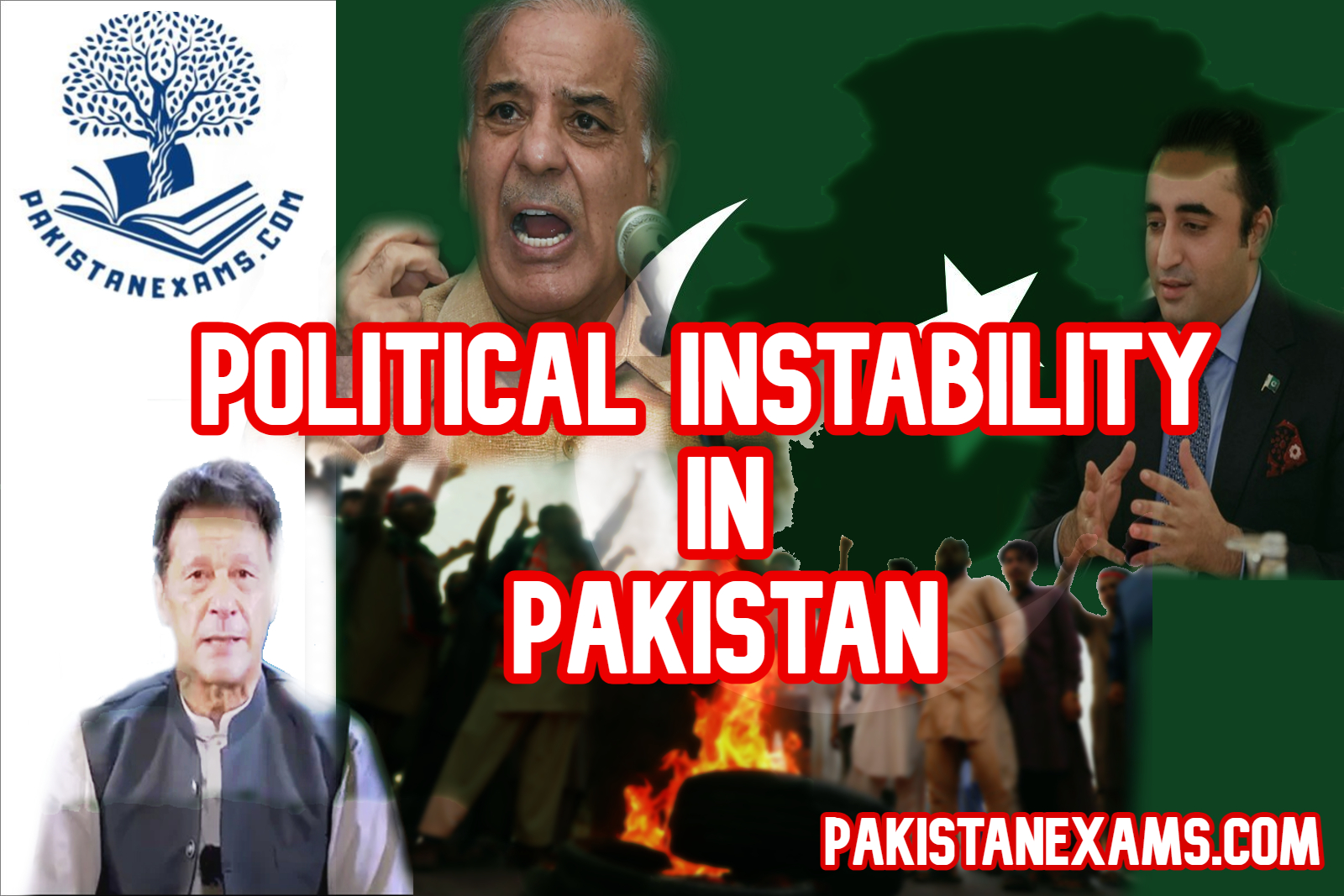 www.pakistanexams.com Political Instability in Pakistan