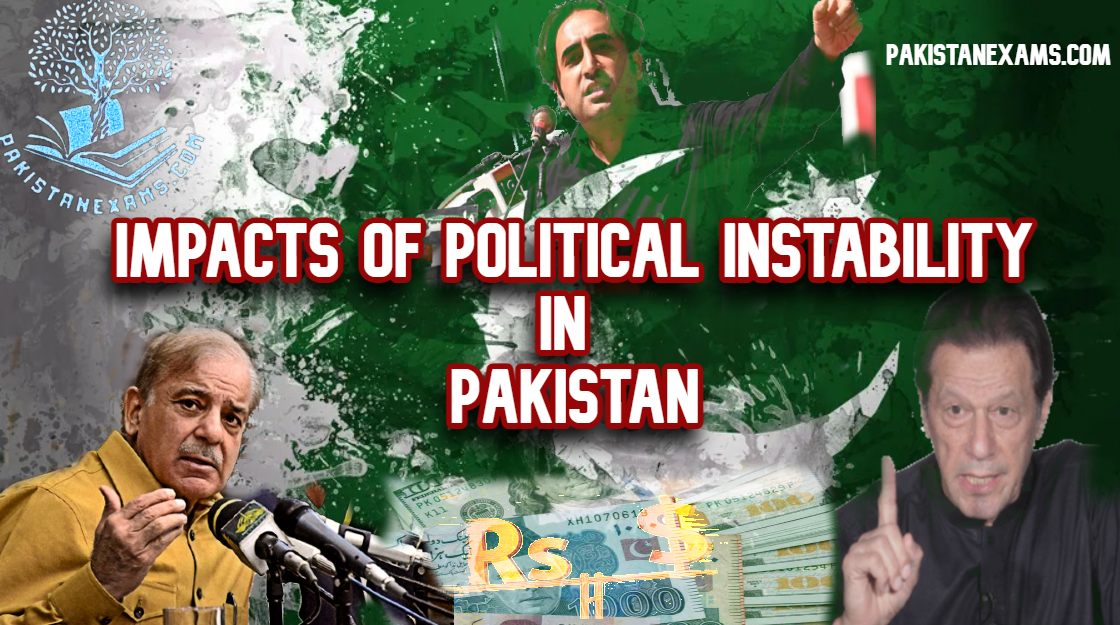 www.pakistanexams.com Impacts of Political Instability in Pakistan